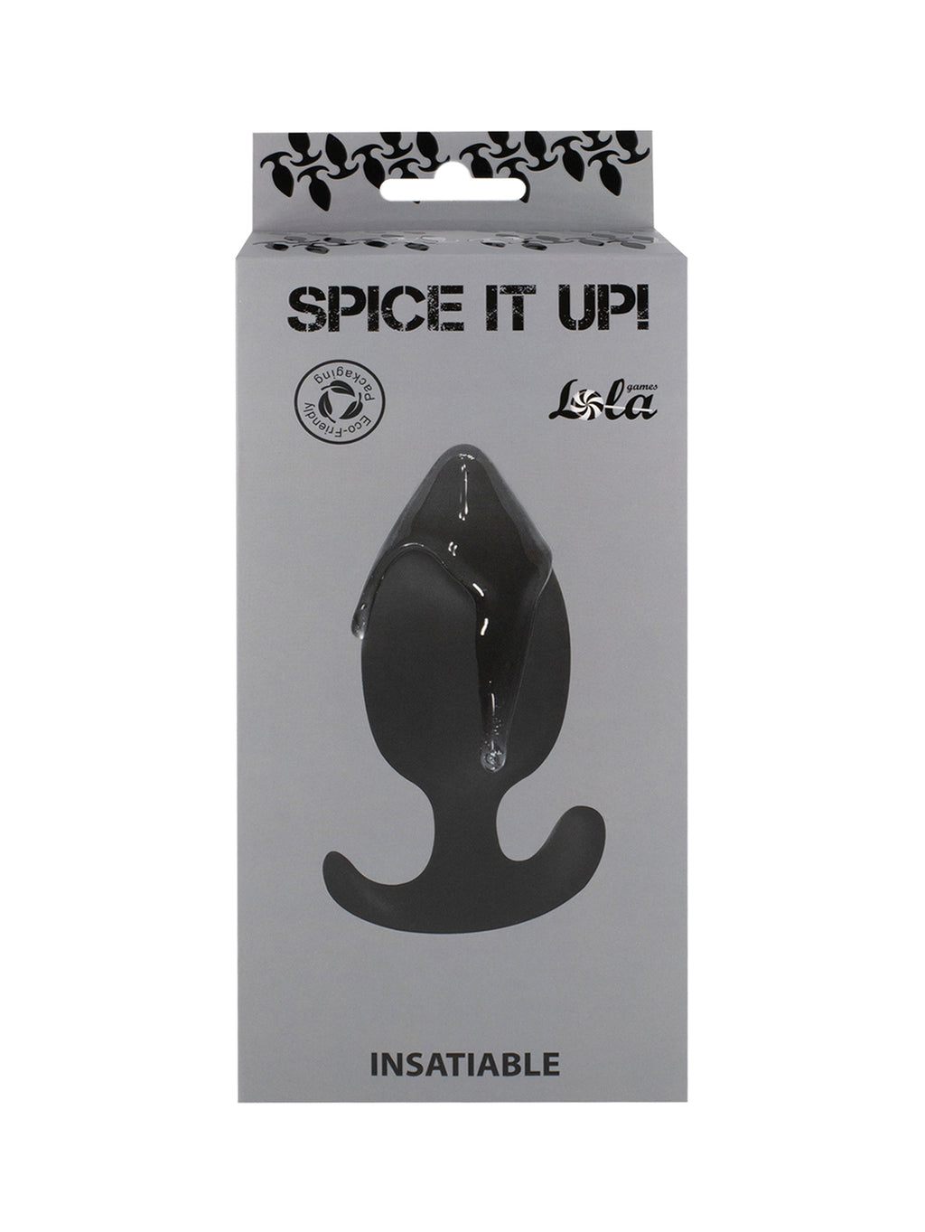 Lola Games - Plug Anale con Pallina in Metallo Insatiable - Nero