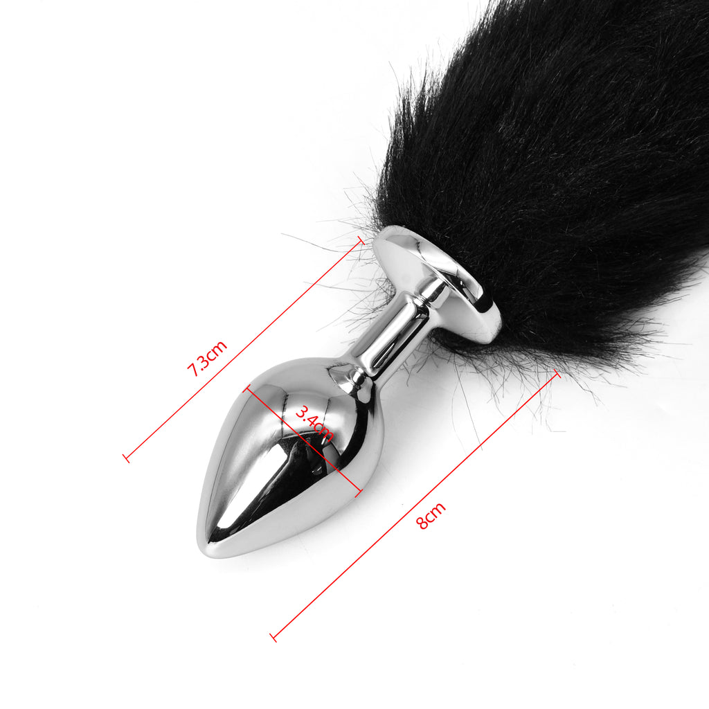 SinsFactory - Furry Bad Kitty Set - Ears & Butt Plug M
