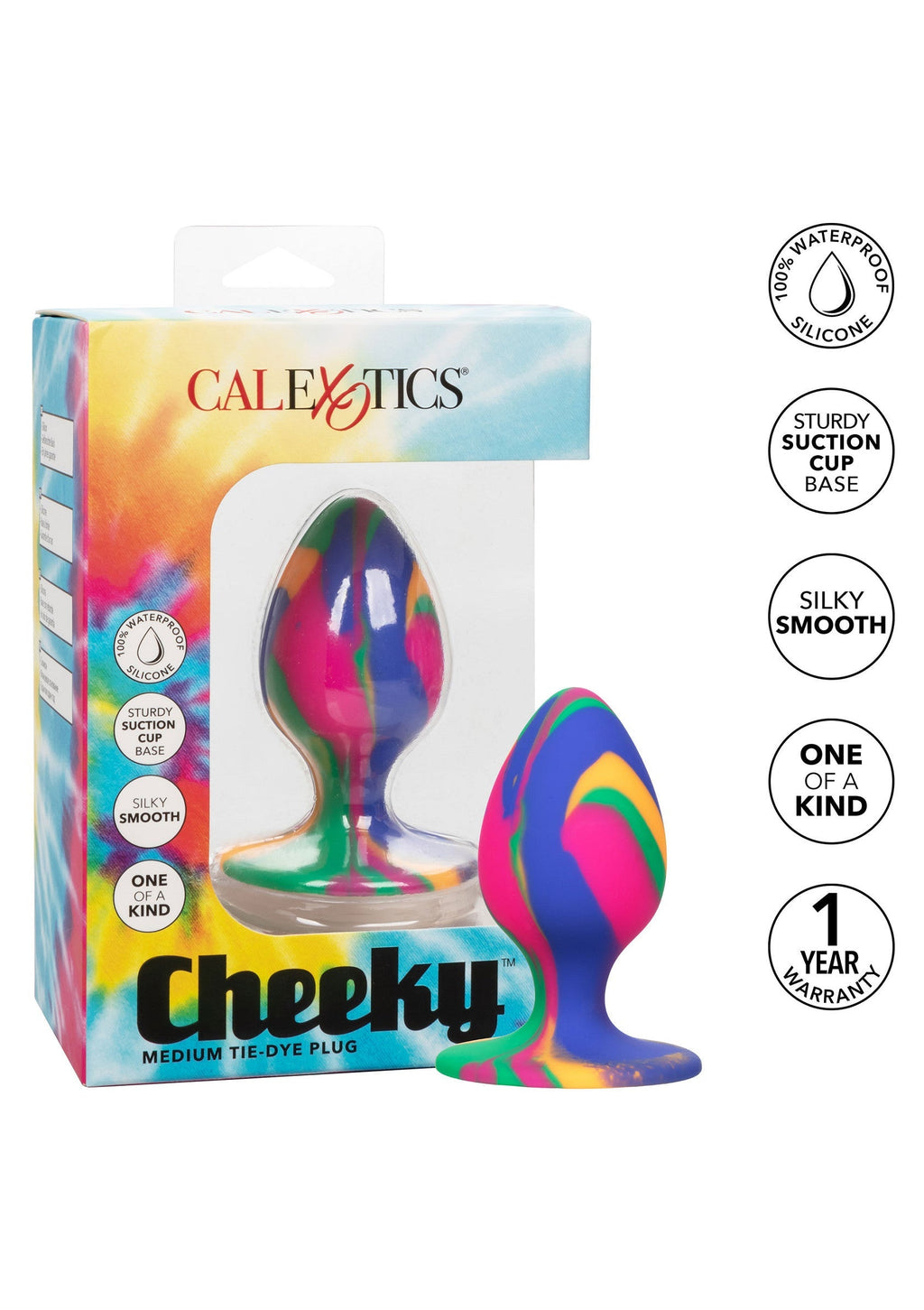 Plug Cheeky Medium Tie-Dye multicolore