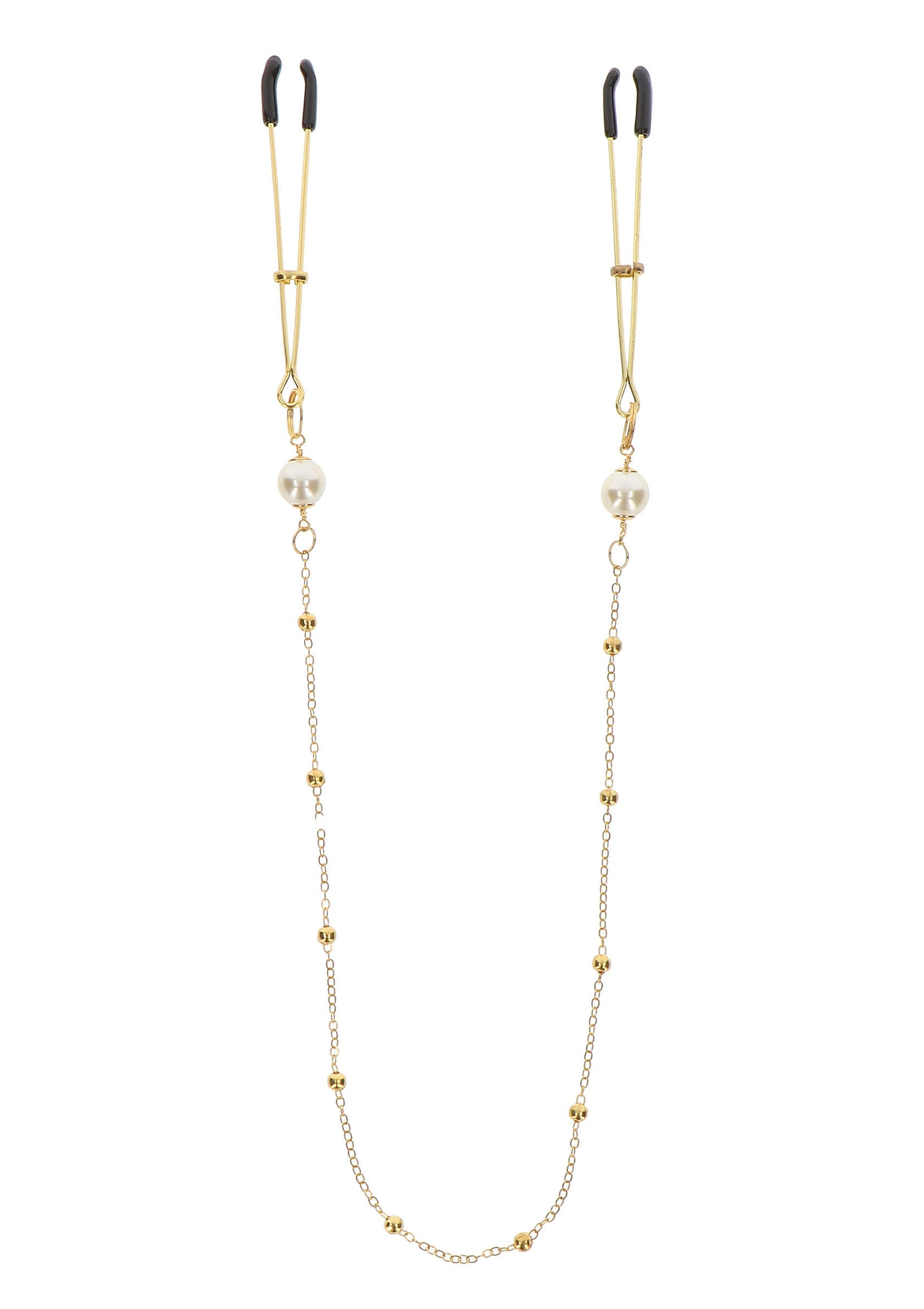 Pinzette Perla e Catena Deluxe oro