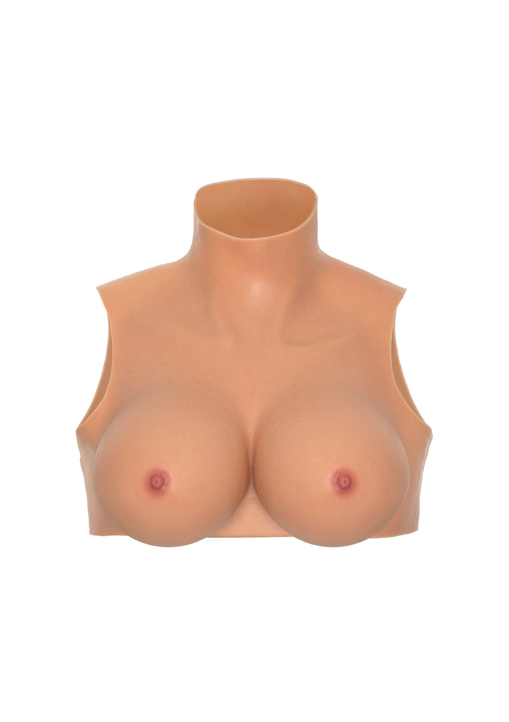 Top corto indossabile per il seno Coppa E pelle