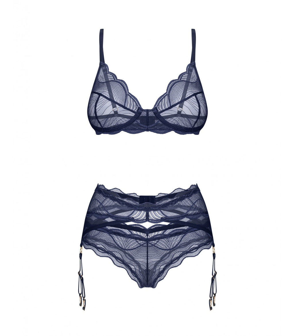 SET 3 PEZZI NIGHTLY BLUE XS/S