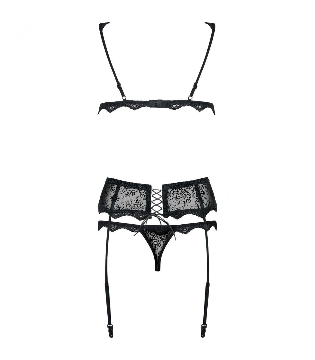 EMPERITA SET 3 PEZZI NERO L/XL
