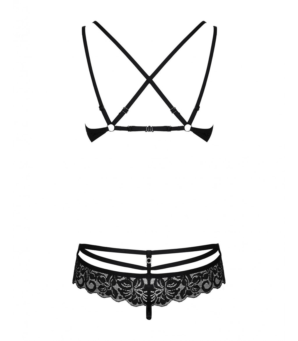 860-SET-1 SET 2 PEZZI NERO S/M