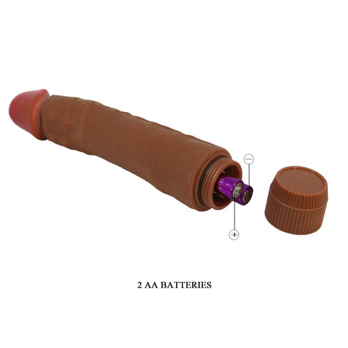 Barbara Dybbuk Vibratore Realistico Multi-Velocità 9,5 " Marrone
