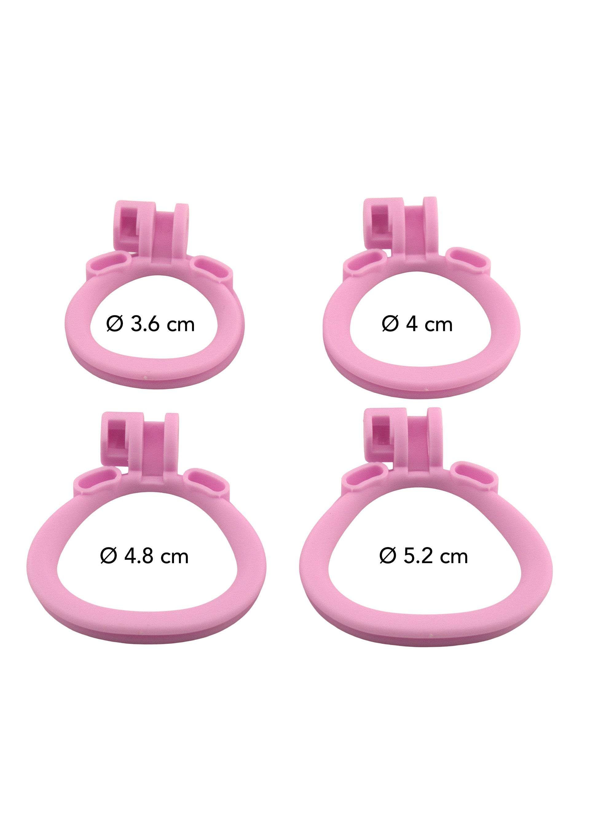 Gabbia per pene lunga rosa